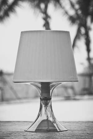 desk lampの写真素材