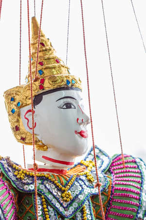 String Puppet Myanmar tradition dollsの写真素材