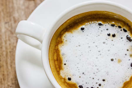 Cup of latte coffeeの写真素材