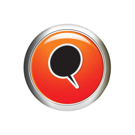 speech bubble icon illustrationのイラスト素材