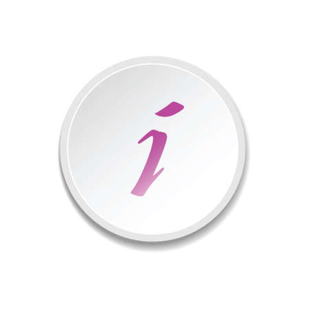 Icon of info. Media player buttons. のイラスト素材