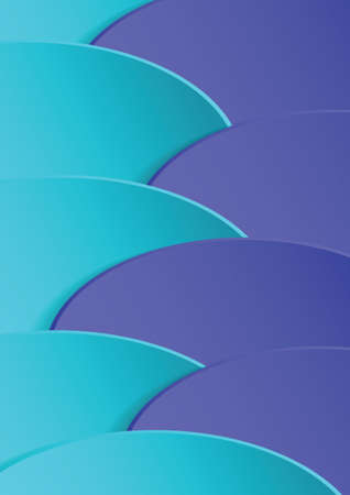 Abstract vector background with blue buttons layers.のイラスト素材