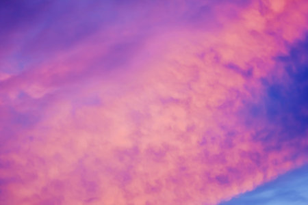 Bright colors in dramatic sky, sky background.