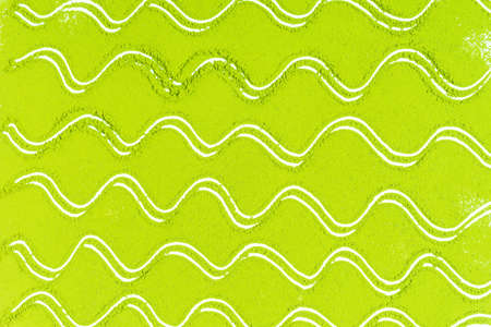 Background of green powder surface close upの写真素材