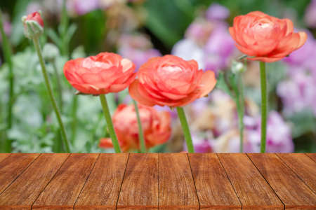 Empty table ready for your product display montageの写真素材