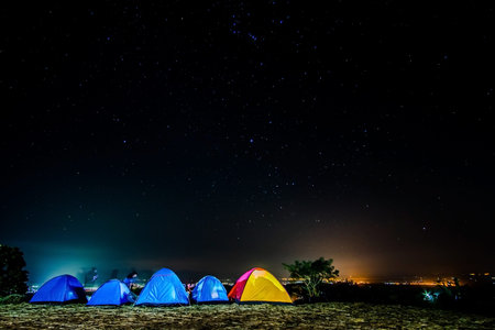 View point at Doi Sa-Ngo, Chiang Sean, Chiang Rai Province, Thailand.の写真素材