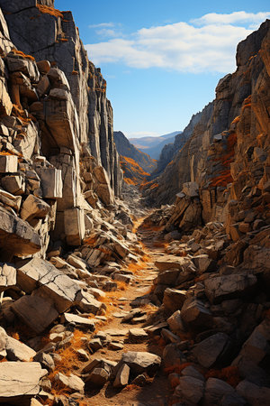 amazing  stunning stony structure. generative ai.の素材