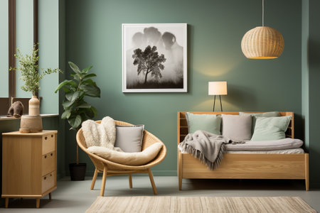 living room interior composition. generative aiの素材