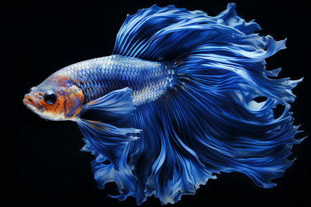 betta fish, siamese fighting fish. generative aiの素材