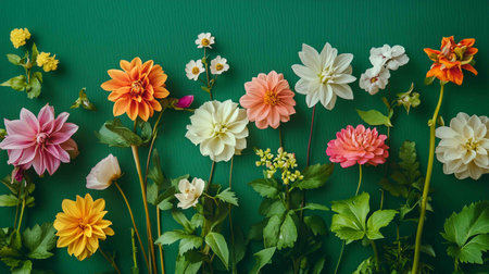 Vibrant Dahlia Wallの素材