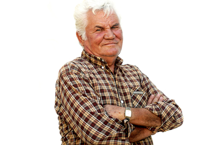 Senior Man Portraitの写真素材