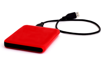 External Hard Driveの写真素材