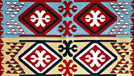 Oriental Turkish Carpet Patternの写真素材