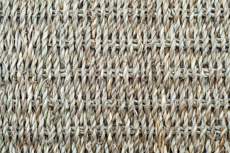 natural background, basket of braided rope, close-upの写真素材