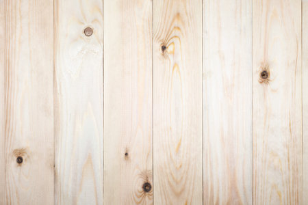 Natural background of the new wooden light plank boardsの写真素材