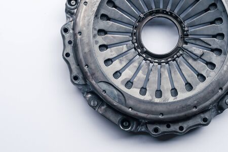 the clutch for a car on a white backgroundの写真素材