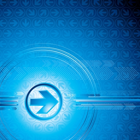 Blue arrow motion with Business backgroundのイラスト素材