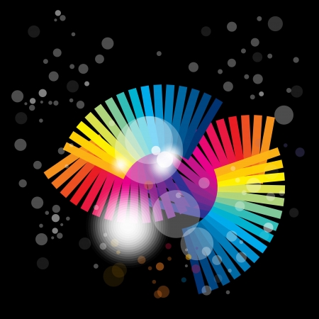 colorful abstractのイラスト素材