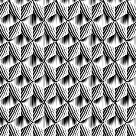abstract BW pattern のイラスト素材
