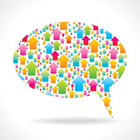 Vector background with seamless pattern of color arrows  Simple illustration with concept of movement, のイラスト素材