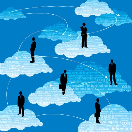 Network of business plans  のイラスト素材