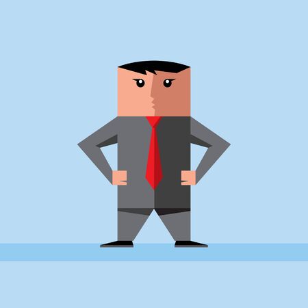 Boss standingのイラスト素材