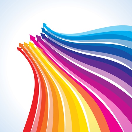 Colored  vector arrowsのイラスト素材