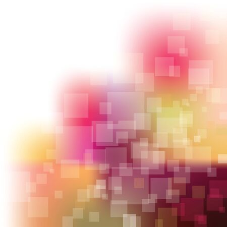 Abstract background with colorful transparent blockのイラスト素材
