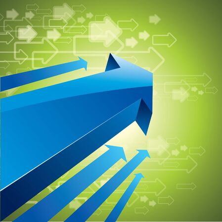 blue upward arrow with arrow backgroundのイラスト素材