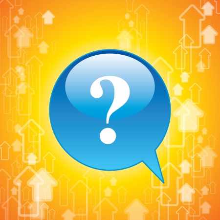 arrow and question mark  のイラスト素材