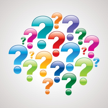 question mark with white backgroundのイラスト素材