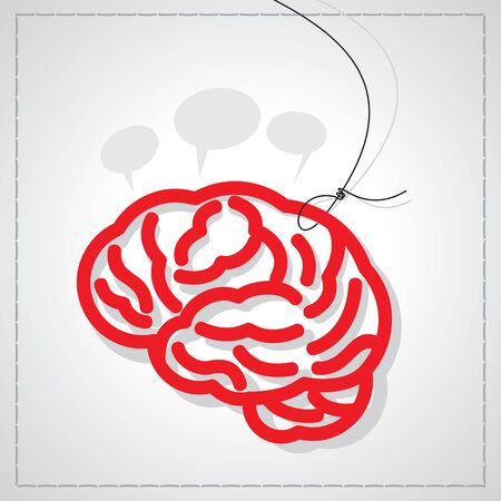brain creative thinkingのイラスト素材