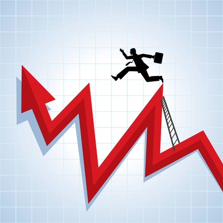 career growth, business progress vectorのイラスト素材