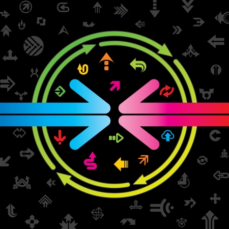 business arrows vectorのイラスト素材