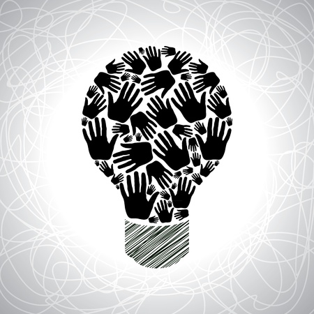 teamwork ideaのイラスト素材