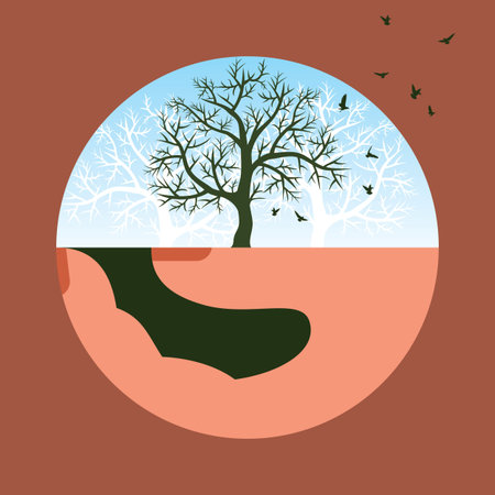 save nature vectorのイラスト素材