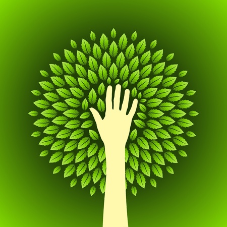 save environment  conceptのイラスト素材