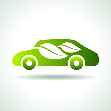 eco car iconのイラスト素材
