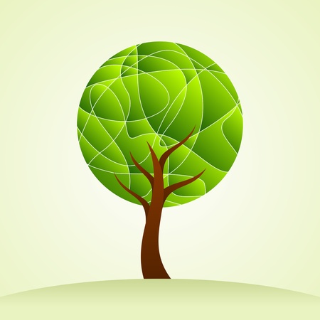 creative trees with environmentのイラスト素材