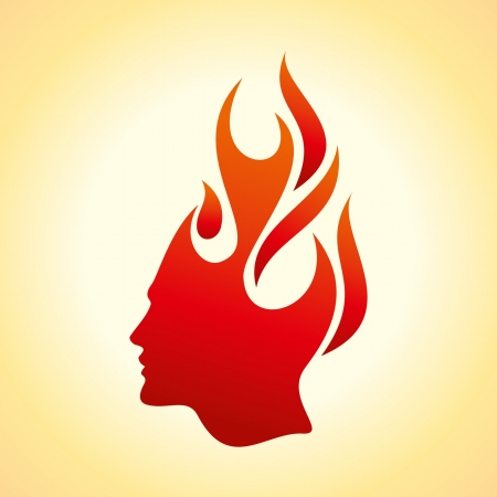 hottest idea of mindのイラスト素材