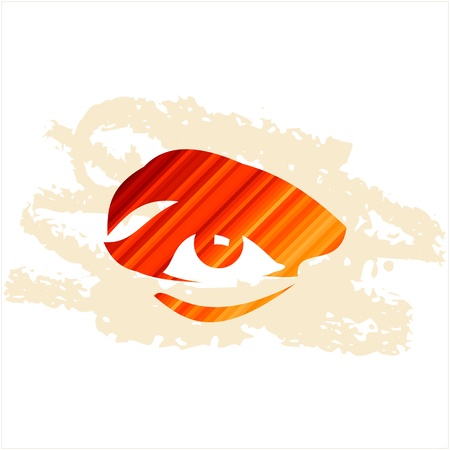 human eye vectorのイラスト素材
