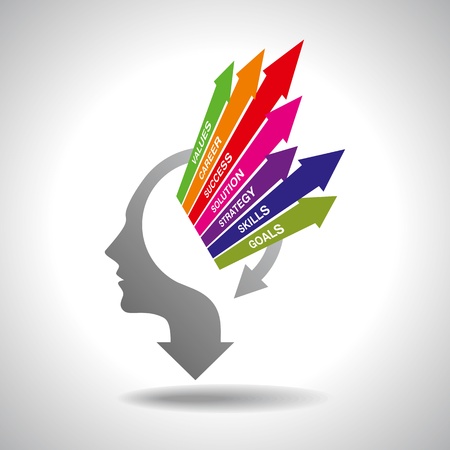 vector of business mindのイラスト素材