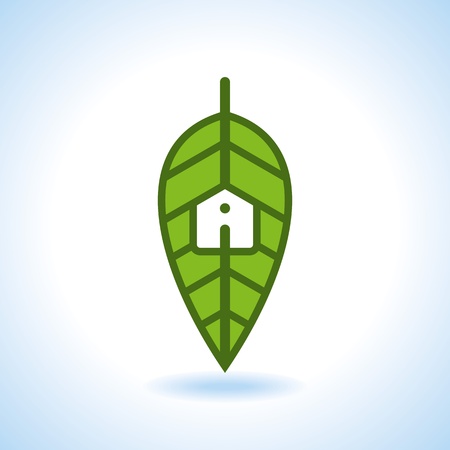 Bio eco green house iconのイラスト素材