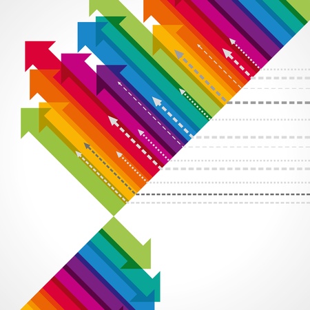 Concept of business movement, Arrowsのイラスト素材