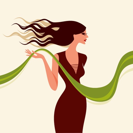 Beautiful woman  のイラスト素材
