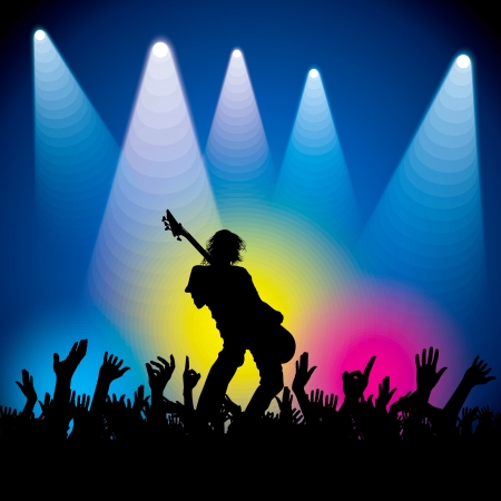 musical background vectorのイラスト素材
