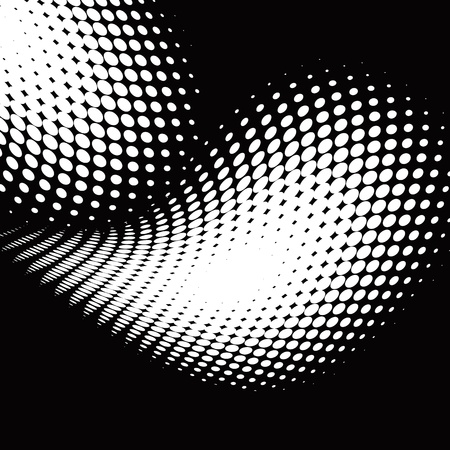 abstract dotted background illustrationのイラスト素材