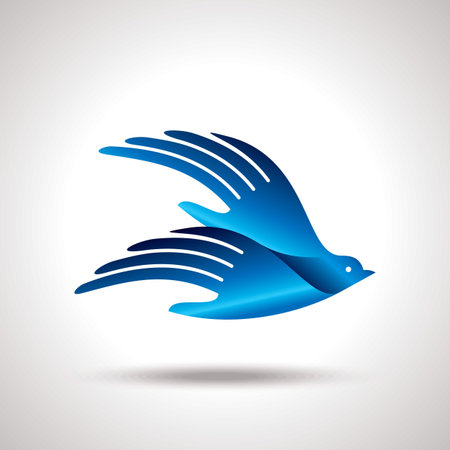 fly of bird to hand  creative ideaのイラスト素材