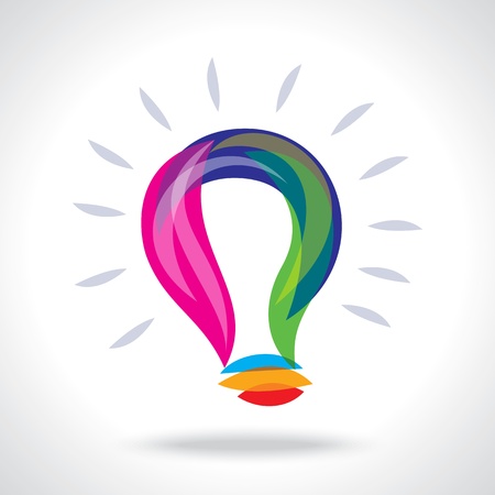 Idea bulbのイラスト素材