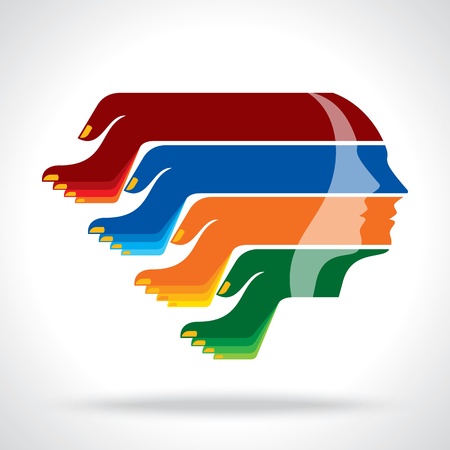 concept of unityのイラスト素材